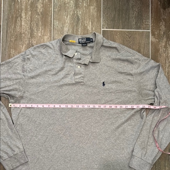 Polo by Ralph Lauren Gray Long Sleeve Polo Classic - Picture 5 of 6